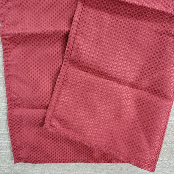 Arhaus Damask Floral Placemats Napkins Red Tan  Cotton Set of 4 - Picture 5 of 16